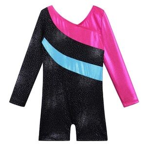 BAOHULU Girls Gymnastics Dance Sparkly Costume Unitard